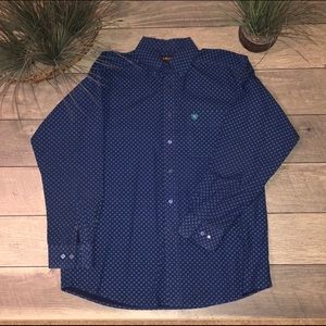 Ariat Button Down Blue - L
